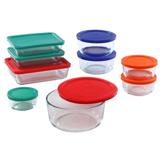 Pyrex Simply Store 18-Piece Glass Container Set
