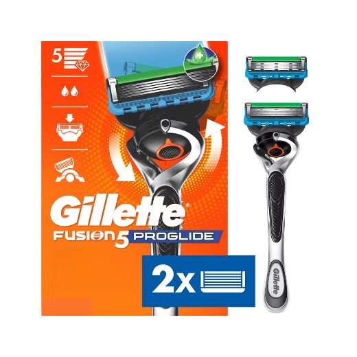 Gillette Fusion5 ProGlide Razor + 2 Cartridges