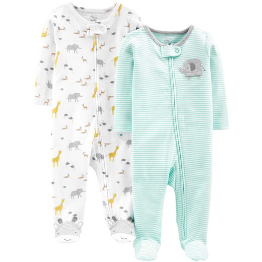Carter's Baby 4-Pack Sleep & Play Footies