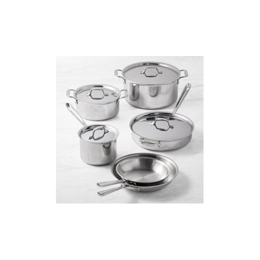 All-Clad D3 Stainless 10-Piece Cookware Set