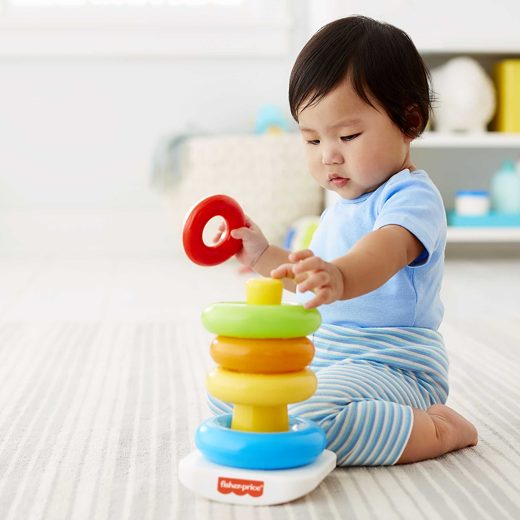 Fisher-Price Rock-a-Stack Ring Stacking Toy