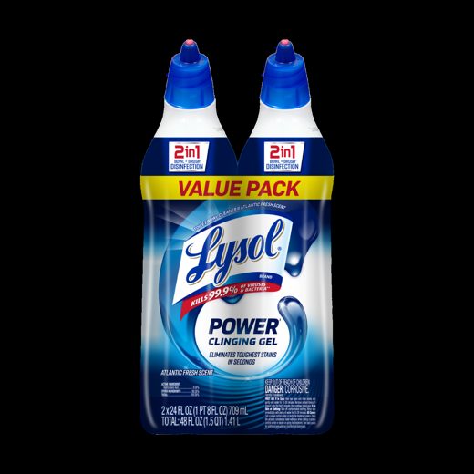 Lysol Power Toilet Bowl Cleaner, 2 pk