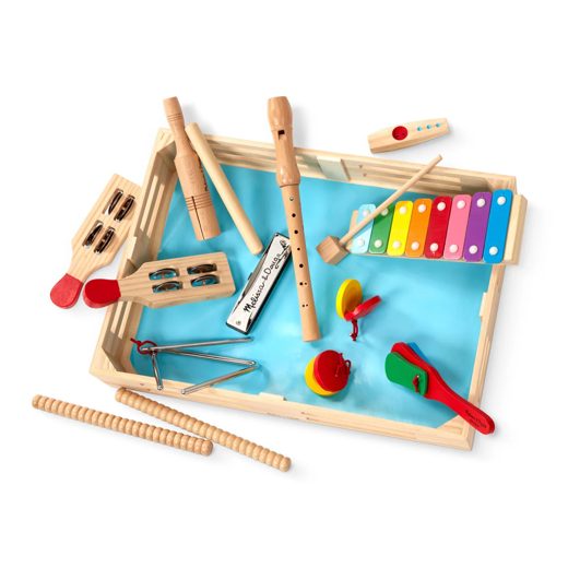 Melissa & Doug Deluxe Wooden Band-in-a-Box
