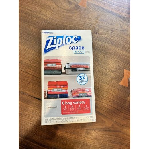 Ziploc Space Bag Vacuum Seal Bags, 6 ct