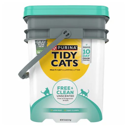 Tidy Cats Free & Clean Clumping Cat Litter 35 lb