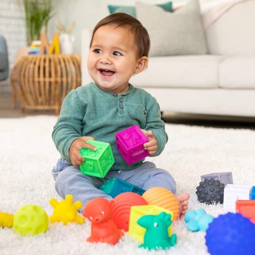 Infantino Sensory Balls Blocks & Buddies Set