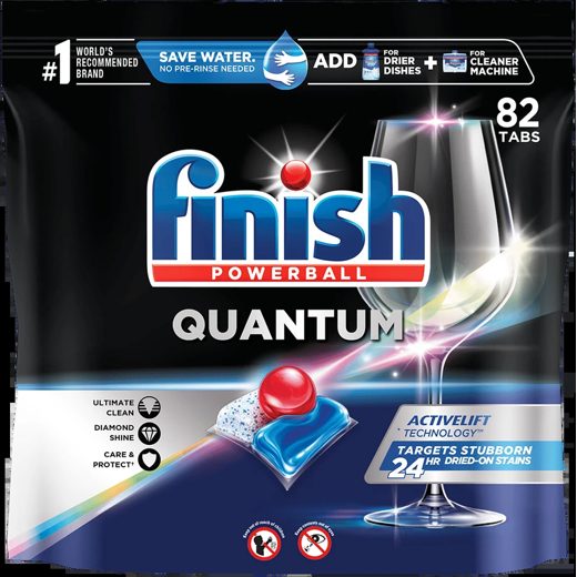 Finish Quantum Dishwasher Tablets, 82 ct