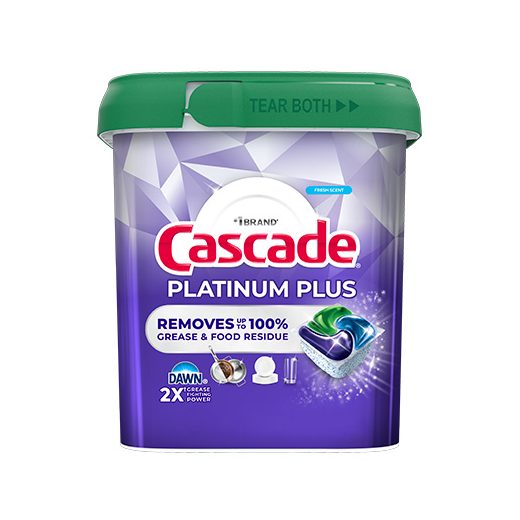 Cascade Platinum Plus ActionPacs, 62 ct