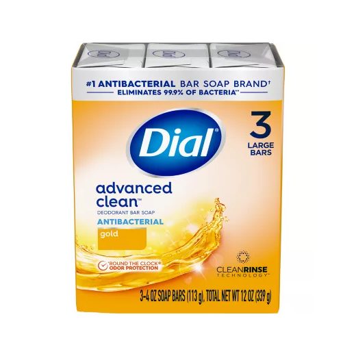 Dial Gold Antibacterial Bar Soap, 8 bars