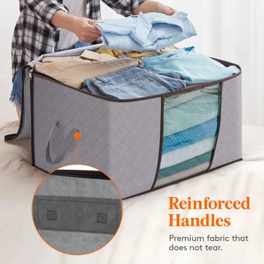 Lifewit Collapsible Large Storage Baskets, 3 pk