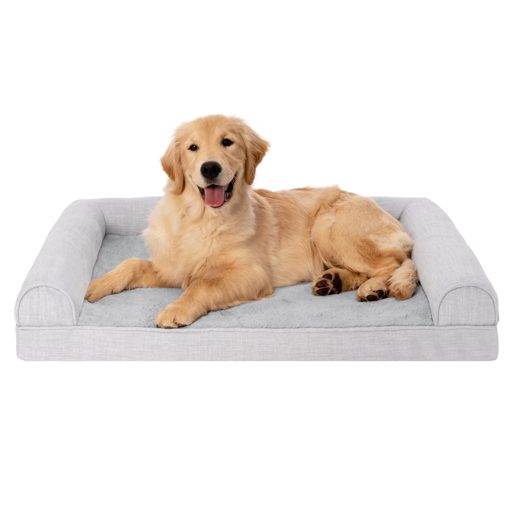Furhaven Orthopedic Sofa-Style Dog Bed, Large