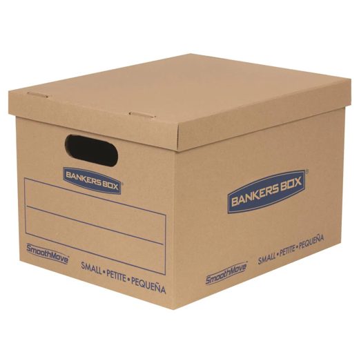Bankers Box SmoothMove Moving Boxes, 10 pk