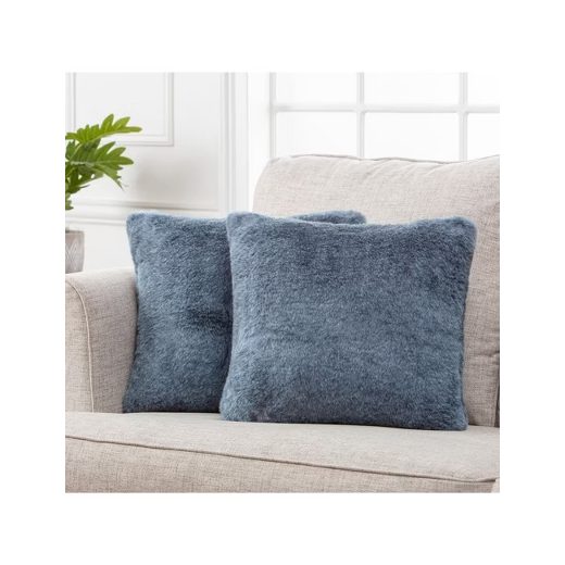 Chanasya Faux Fur Throw Pillow Cover Set