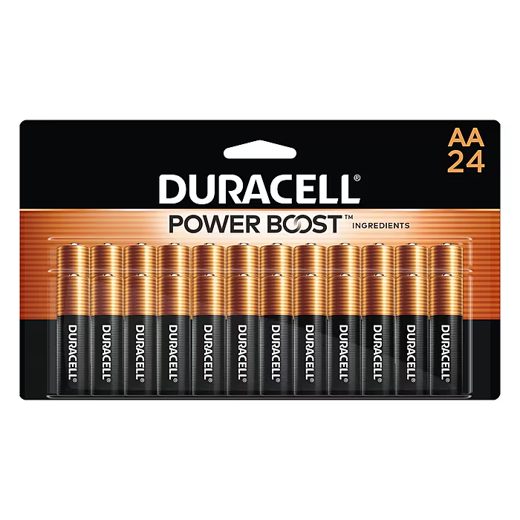 Duracell Coppertop AA Batteries, 24 ct