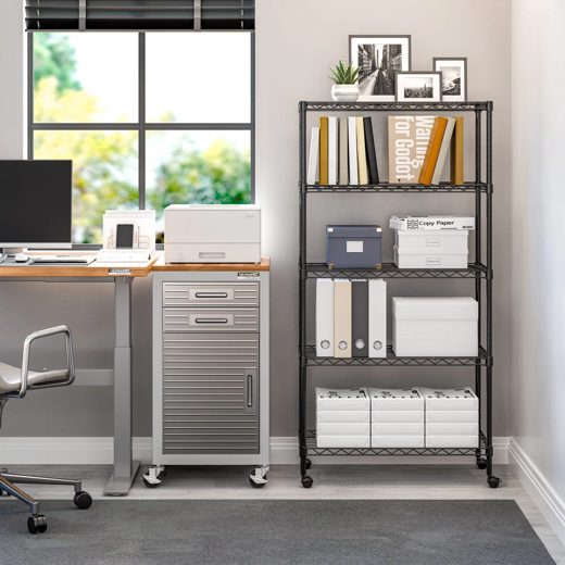 Seville Classics 5-Tier Steel Wire Shelving Unit