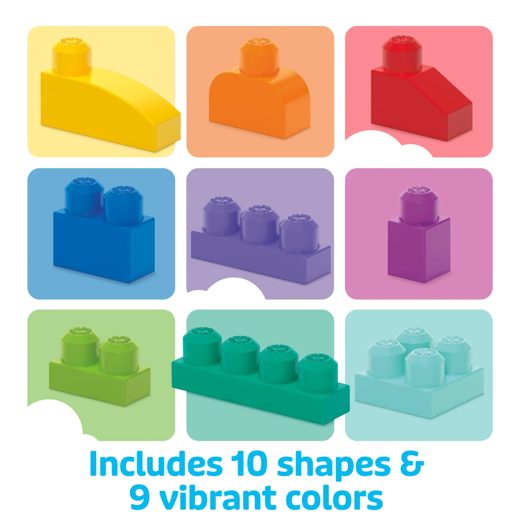 Mega Bloks Big Building Bag 80 Pieces