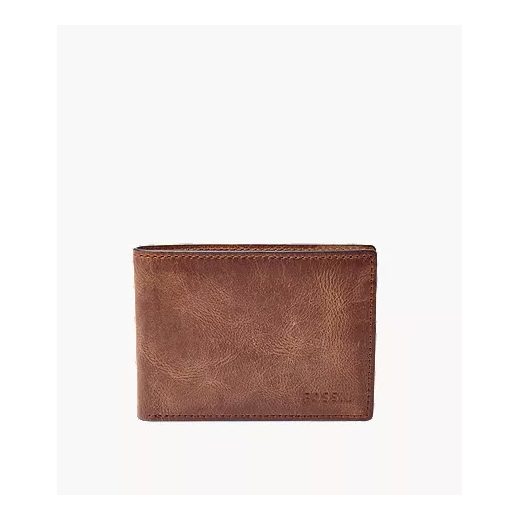 Fossil Derrick Leather Front Pocket Wallet
