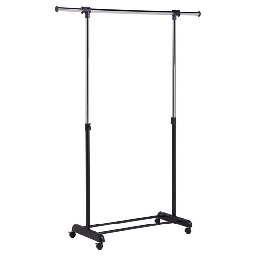 Honey-Can-Do Double Rod Rolling Garment Rack