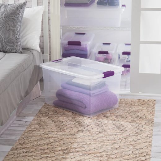 Sterilite 66 Qt Latching Clear Storage Box