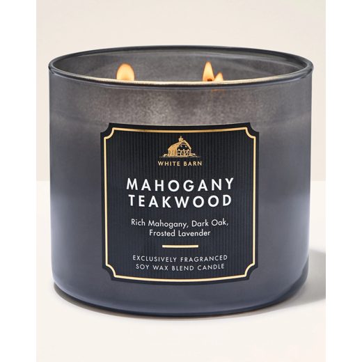 Bath & Body Works Mahogany Teakwood 3-Wick Candle